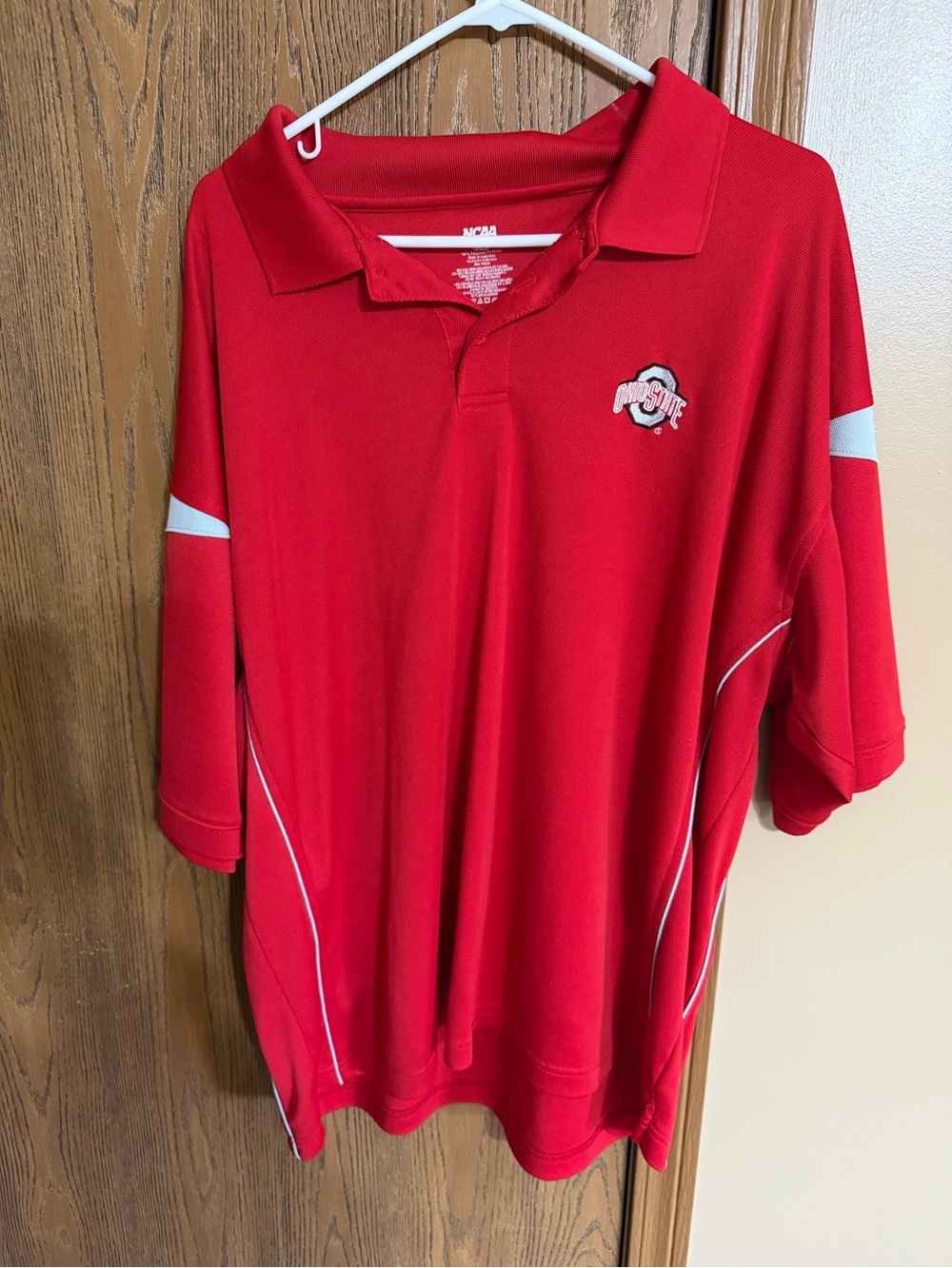 Ohio State Red Men's Polo Shirt - Athletic Performance